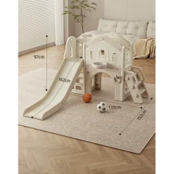 Russle Speeltoestel Toren 3 in 1 Nature met glijbaan