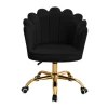 Russle Velvet Schelp Bureaustoel
