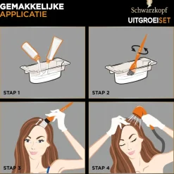 Schwarzkopf Vital R4 Donkerbruin Haarverf Uitgroeiset