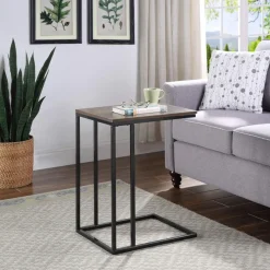 SensaHome Antieke Houten Bijzettafel Sofa Bloemenplank