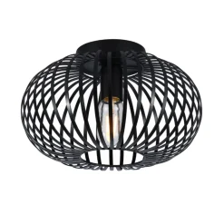 SensaHome Plafondlamp Industrieel Plafonnière van Metaal Retro Wire Kooi Design