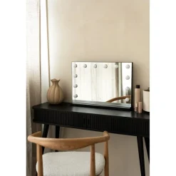 SensaHome Vanity Mirror Pro Hollywood Make-up Spiegel met 12 Dimbare LED Lampen