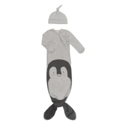 Snoozebaby Grey Melange Newborn Slaapzak 3-6 mnd