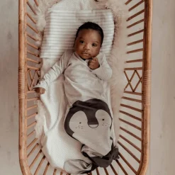 Snoozebaby Grey Melange Newborn Slaapzak 3-6 mnd