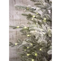 Snowy Jersey verlichte kunstkerstboom