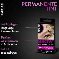 Syoss Brow Tint Donkerblond Permanente Wenkbrauwverf