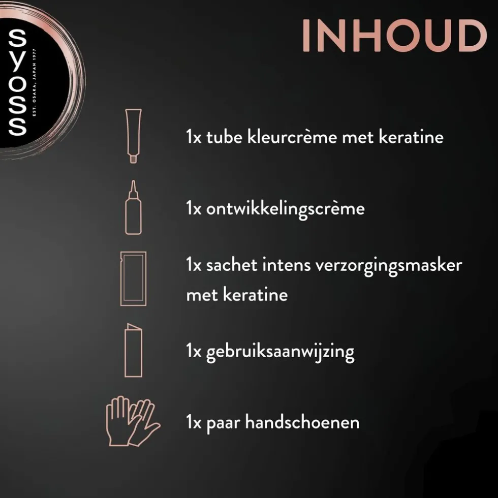 Syoss 2.1 Zwartbruin Permanente Haarkleuring