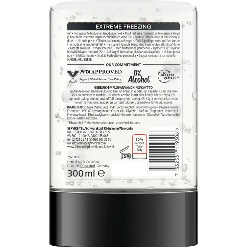 Taft Extreme Freezing Level 5 Haargel