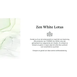Therme Zen White Lotus Badschuim