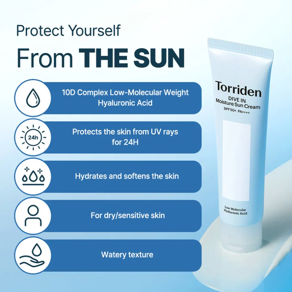 Torriden DIVE-IN Watery Moisture Sun Cream