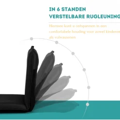 Trendmix Vloerstoel Meditatiestoel Met 6-Traps Verstelbare Rugleuning