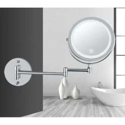 UNIQ Led Cosmeticamake-upspiegel voor Wandmontage met Scharnierar