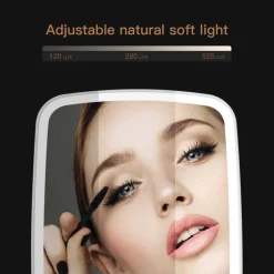 UNIQ Make-upmake-upspiegel met Verstelbaar Led-aanraaklicht