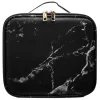 UNIQ Make-up Reistas - Toilettas / Cosmetische tas voor al je make-up - Zwart Marmer