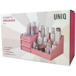 UNIQ Make‑up & Sieraden Organizer – 2 Laden, Roze - P110