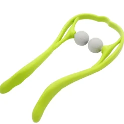 UNIQ Nek‑ & Schoudermassager – Handmatige Triggerpoint Roller, Verstelbaar, Groen
