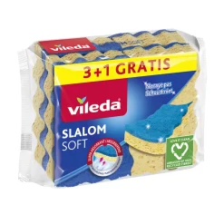 Vileda Schuurspons Slalom Soft 3+1