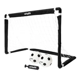 VirtuFit Kinder Voetbaldoelen Set met 2 Ballen en Pomp