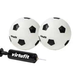 VirtuFit Kinder Voetbaldoelen Set met 2 Ballen en Pomp