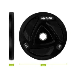 VirtuFit Olympische Rubberen Halterschijf