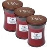 Woodwick geurkaarsen Cinnamon Chai