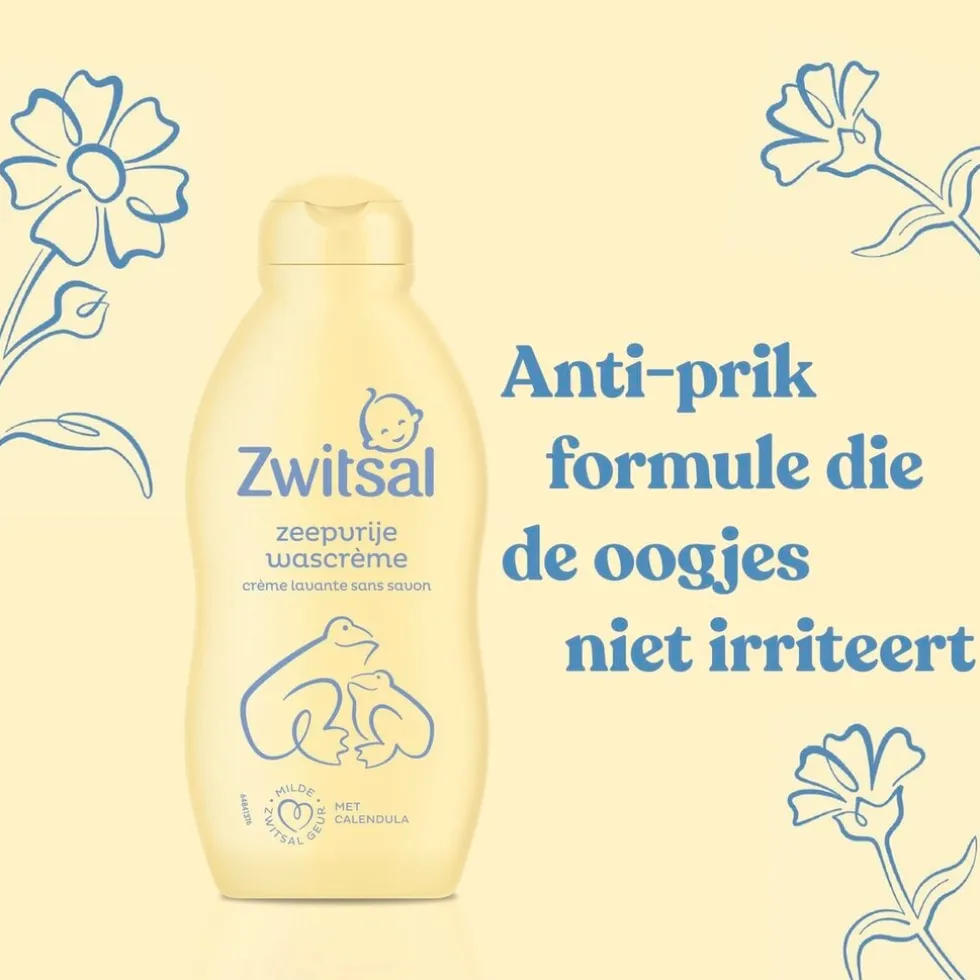 Zwitsal Zeepvrije Wascrème